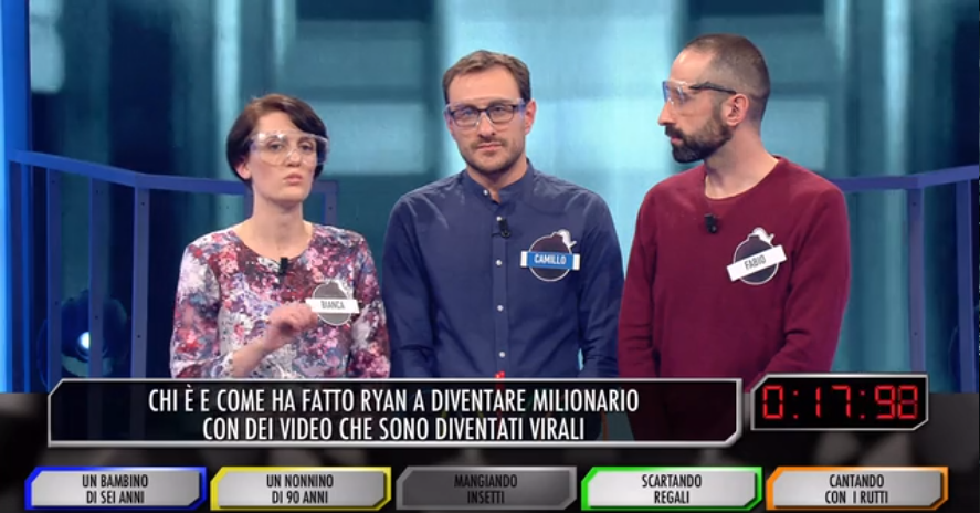 I ragazzi comaschi sconfitti in tv al programma “Boom!”