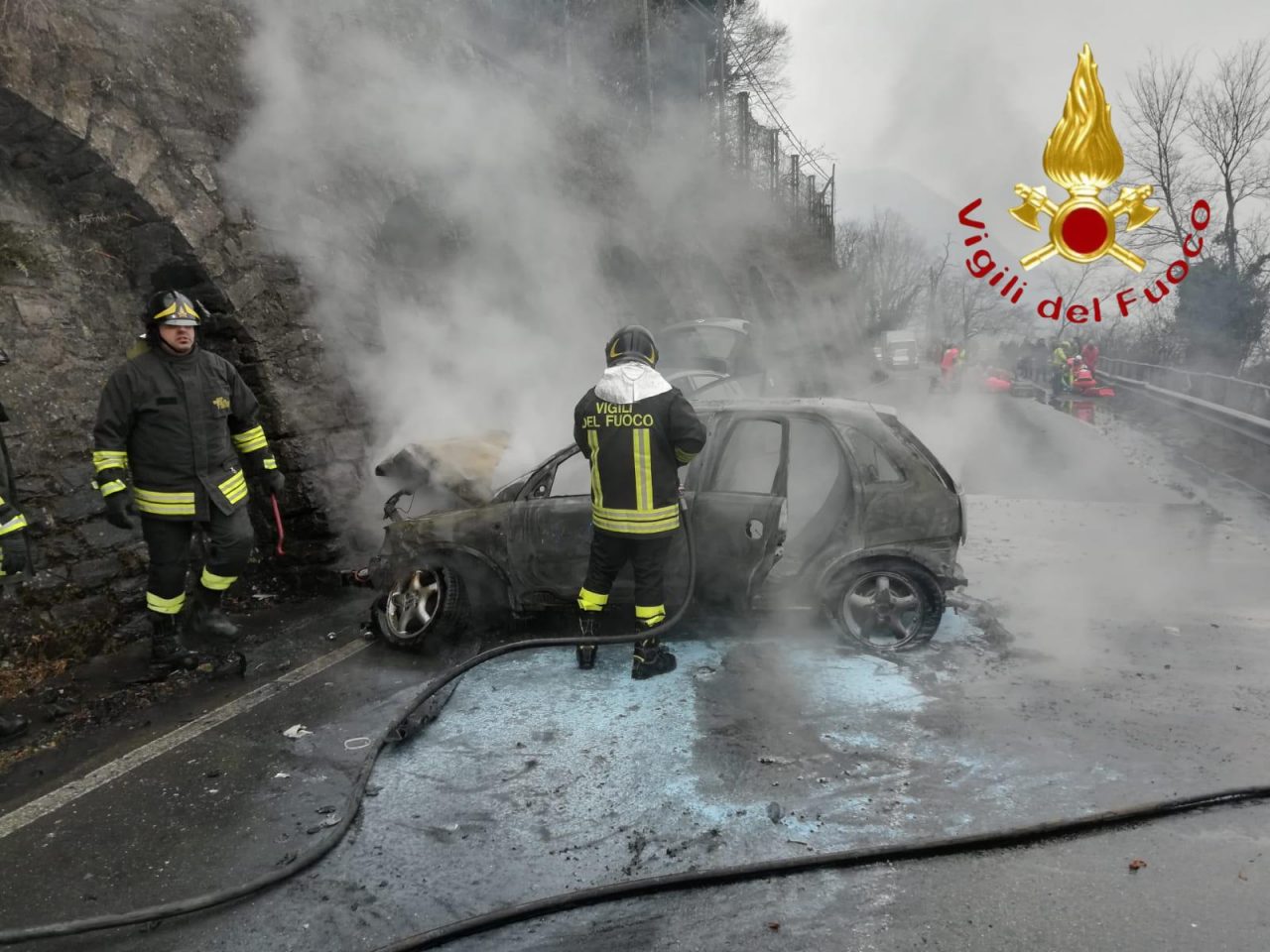 Incidente a Porlezza in volo anche l’elisoccorso