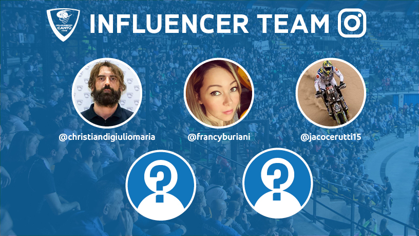 Pallacanestro Cantù nasce l’influencer team