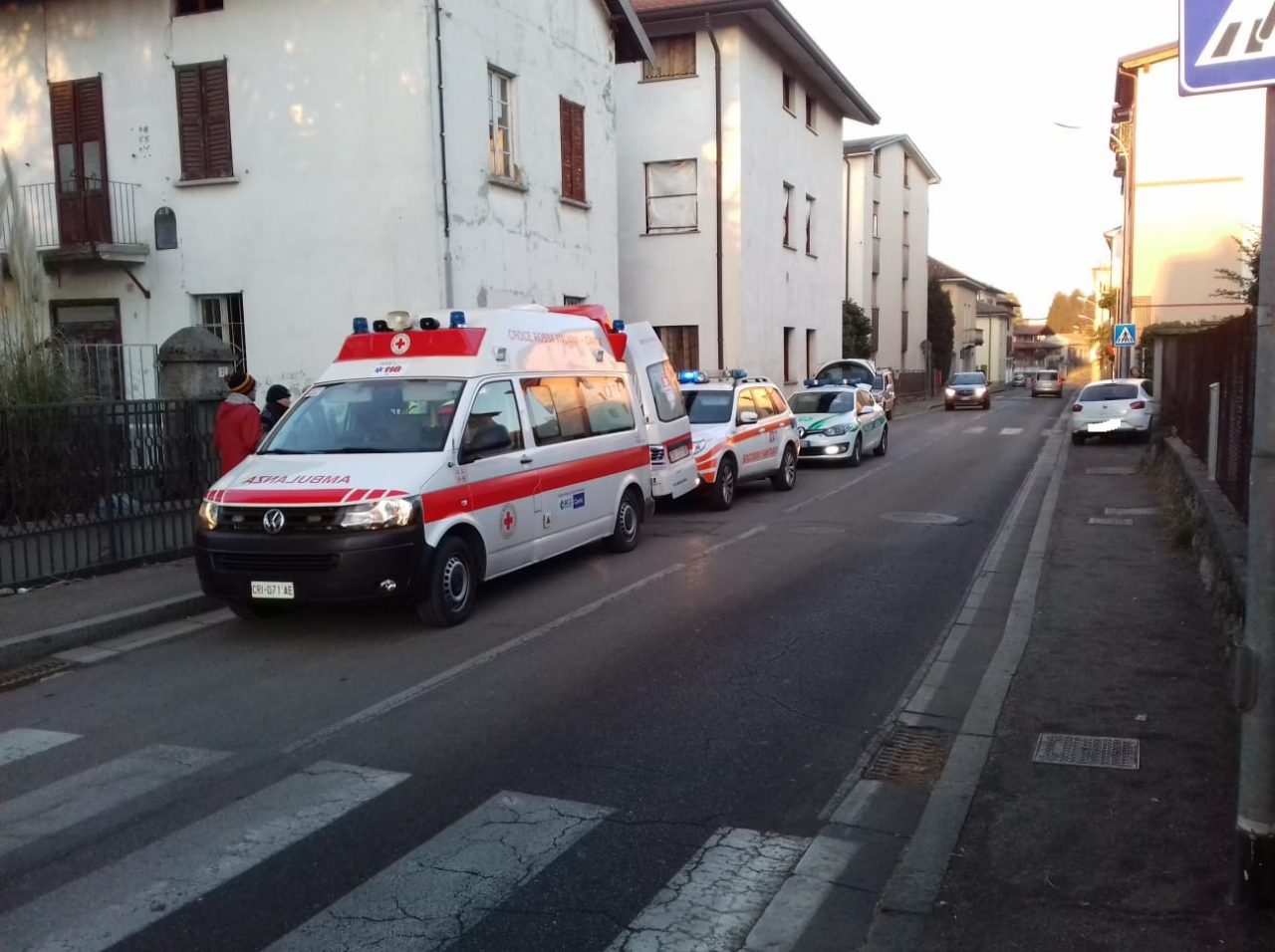 A Cantù pedone investito sulle strisce pedonali FOTO