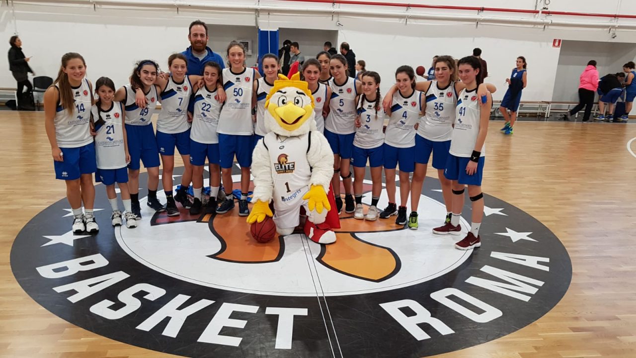 Basket Femminile le baby della Cattaneo Impianti protagoniste a Roma