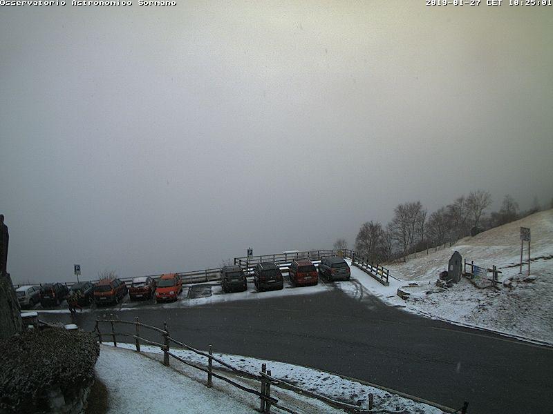 Nevica nell’Erbese ecco le immagini dell’Osservatorio di Sormano