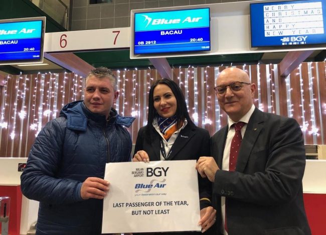 Aeroporto di Orio da record: sfiora i 13 milioni di passeggeri (e premia l’ultimo dell’anno)