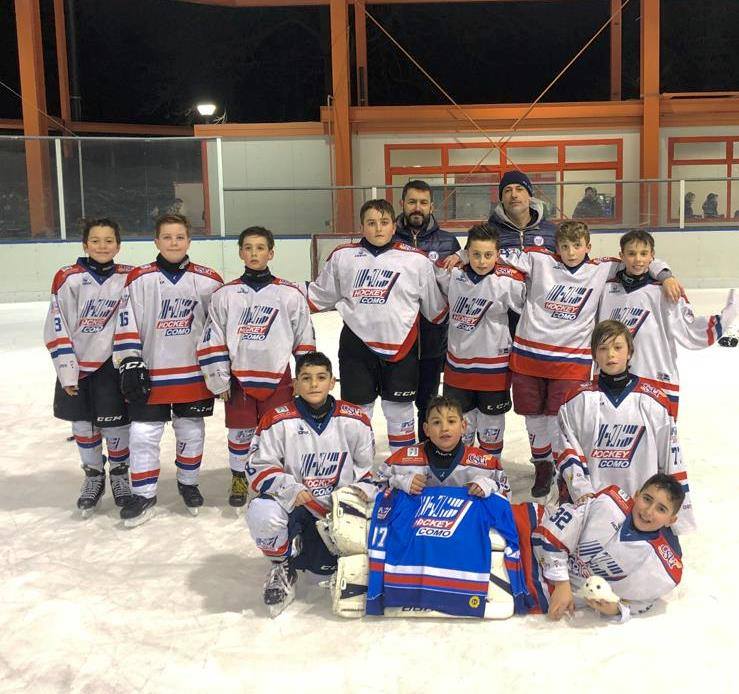 Hockey Como Under13 colpo di rigore ad Aosta