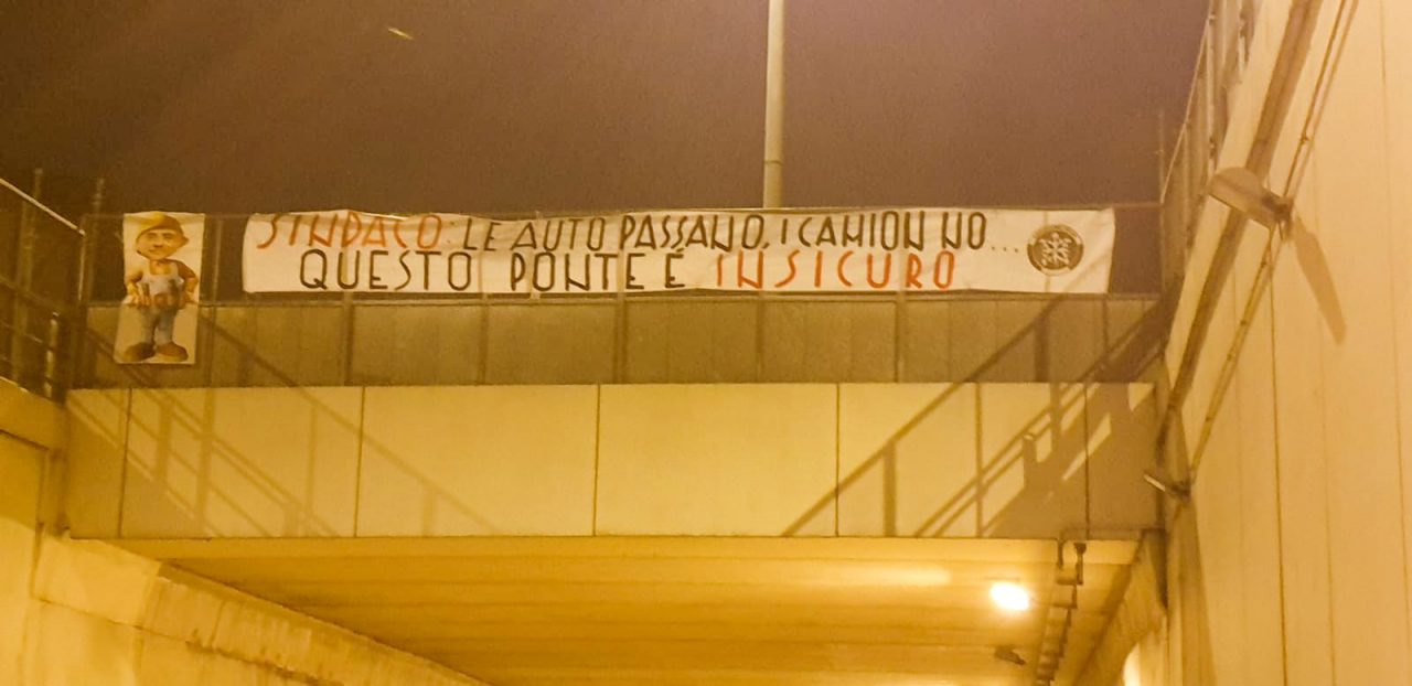 Viadotto dei lavatoi: blitz di Casapound