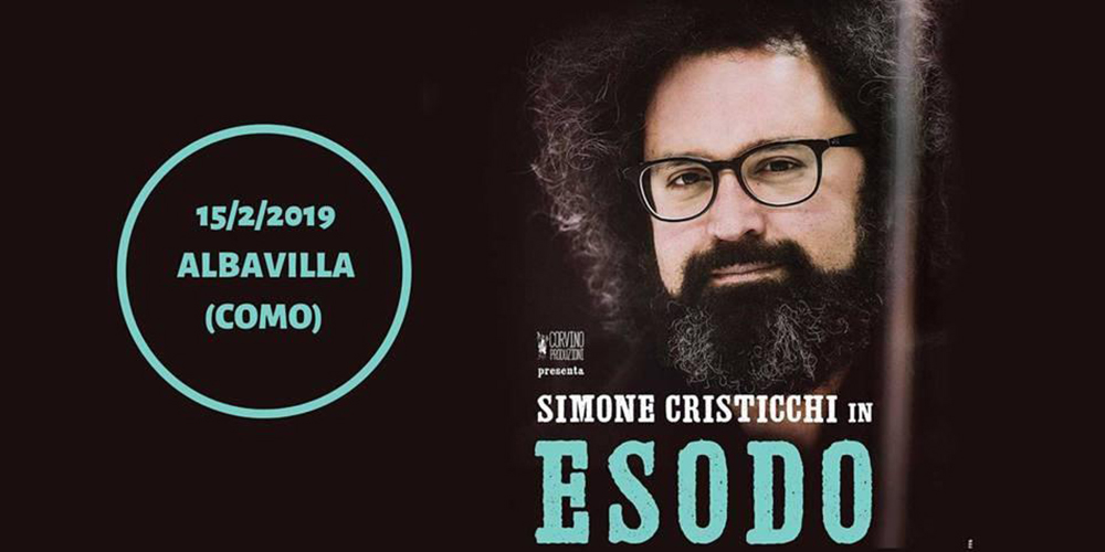 Simone Cristicchi dall’Ariston ad Albavilla per uno spettacolo