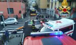 Incidente a Como con un incastrato, intervengono i Vigili del fuoco FOTO