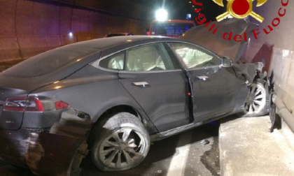Incidente in galleria sulla Regina FOTO