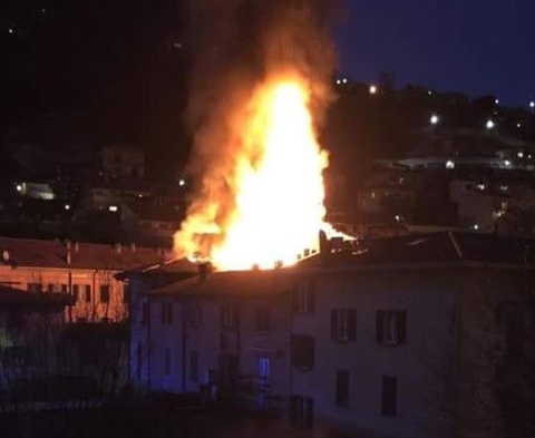Incendio Cernobbio paura per due donne