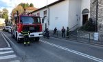 Autogru dei Vigili del fuoco in panne sulla statale VIDEO