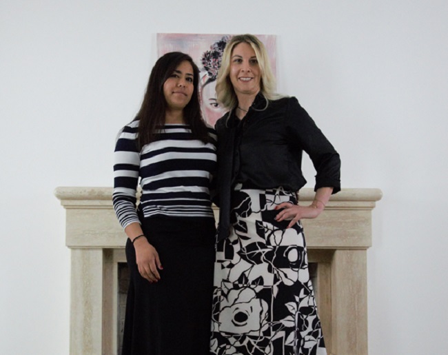 Miss mamma canturina protagonista di uno shooting fotografico