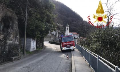 Si ribalta col trattore a Nesso, è grave FOTO