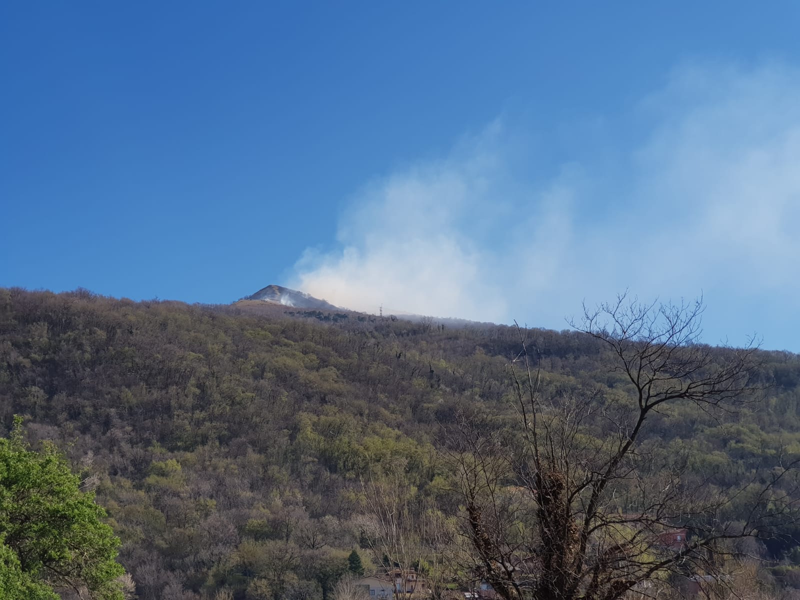 Incendio al Cornizzolo