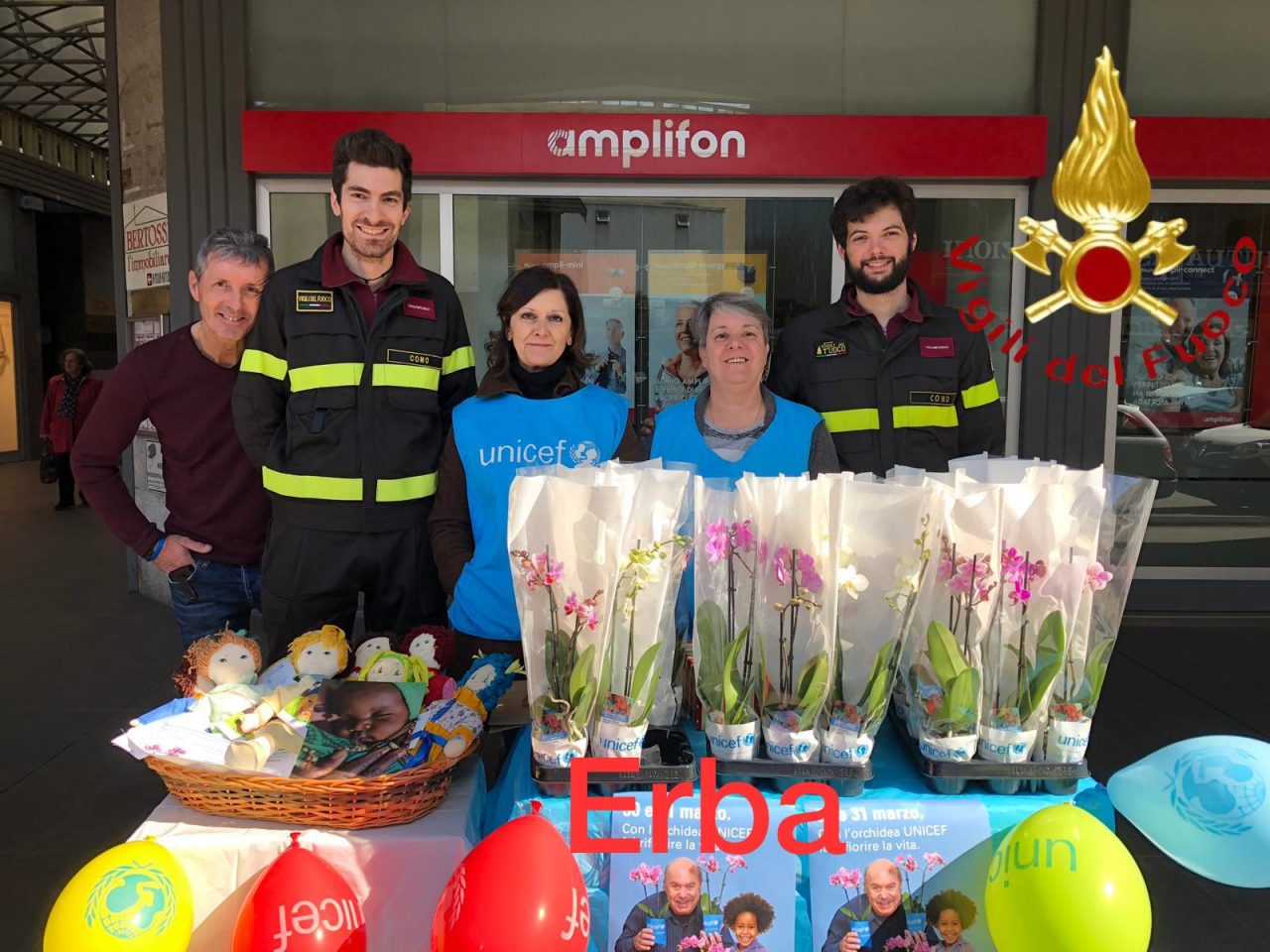 Manifestazione Nazionale Unicef in campo anche i Vigili del fuoco FOTO