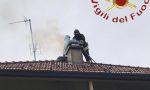 Incendio a Cantù, intervengono i Vigili del fuoco