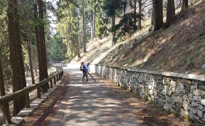 Pulito il sentiero di collegamento col Monte Bisbino a Cernobbio