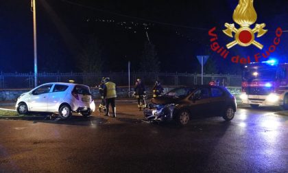 Incidente a Como in via per Cernobbio SIRENE DI NOTTE