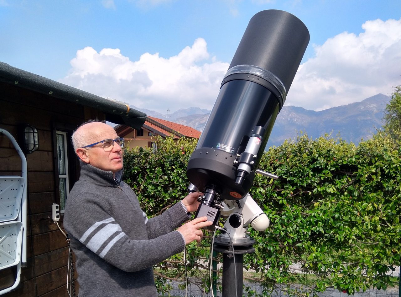 Un telescopio di Bellagio fotografa la prima cometa interstellare