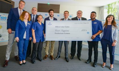 Hilton Lake Como festeggia il centenario della compagnia e dona 100 soggiorni a Cometa
