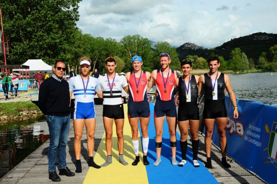 Canottieri Lario remi lariani protagonisti a Piediluco