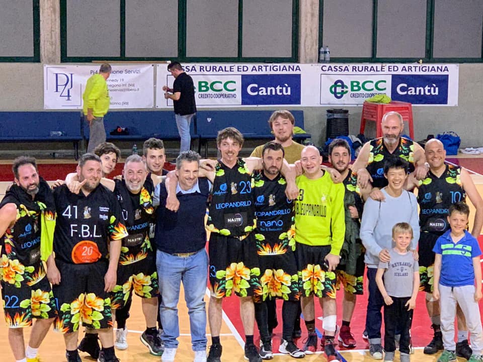 Basket promozione Leopandrillo Cantù salvo alla bella