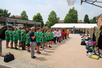 Campo scuola Alpini a Uggiate Trevano
