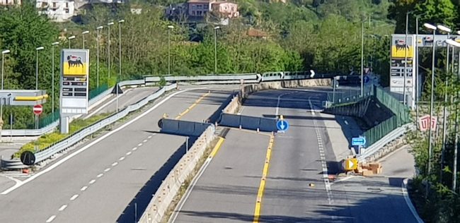 Super 36:  la carreggiata nord riapre entro 3 settimane