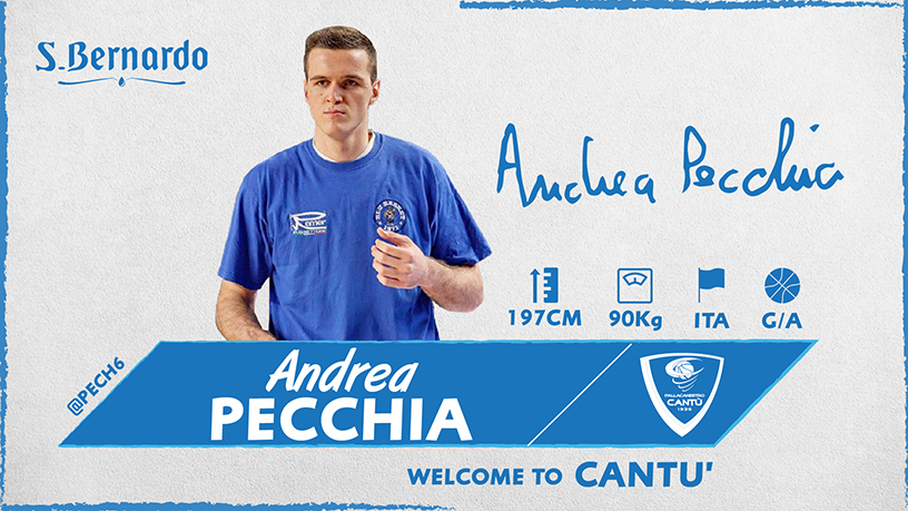 Pallacanestro Cantù annunciato l’arrivo di Andrea Pecchia