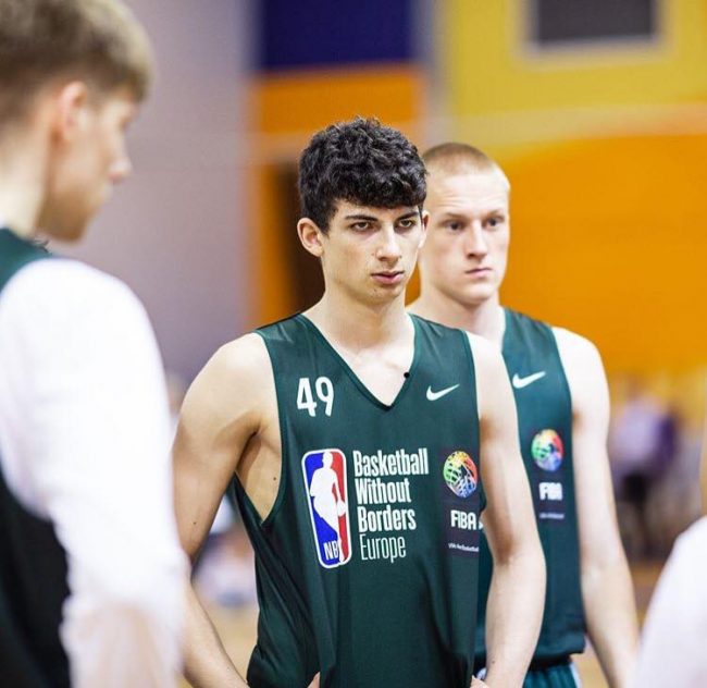Basket Giovanile Gabriele Procida con l'Italia U18