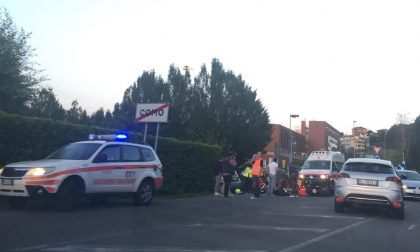 Incidente sulla Provinciale a Lipomo due feriti
