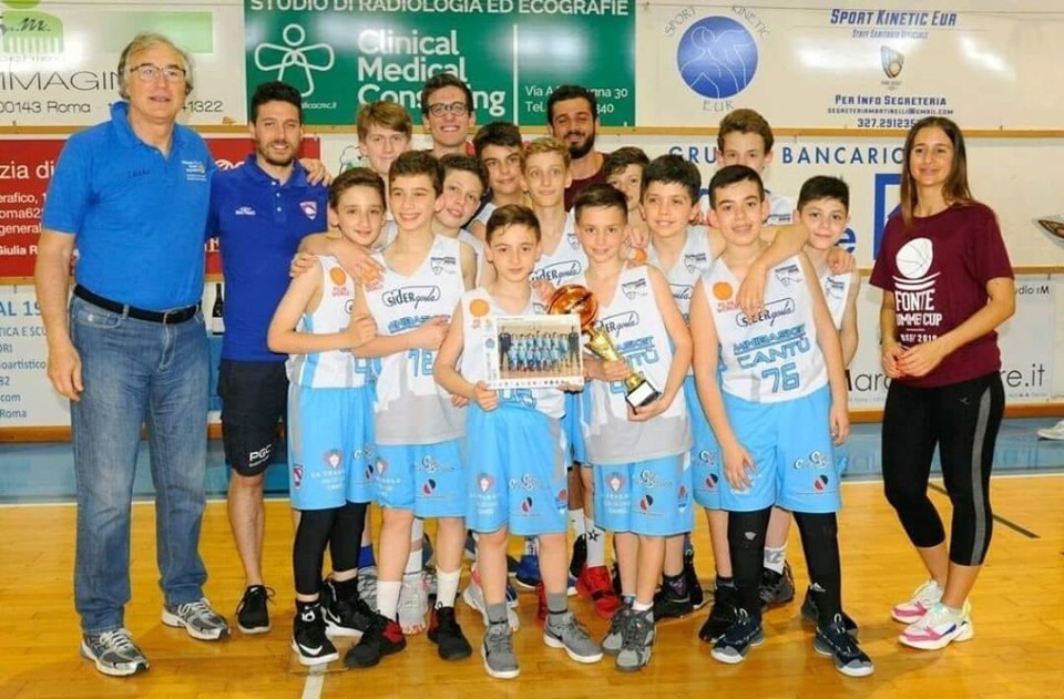 Minibasket Cantù 2° a Roma