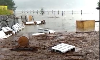 Lido di Novate devastato dall'acqua VIDEO ESCLUSIVI