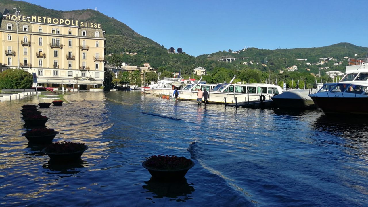 Esondazione Lago di Como: Lario in lenta discesa FOTO