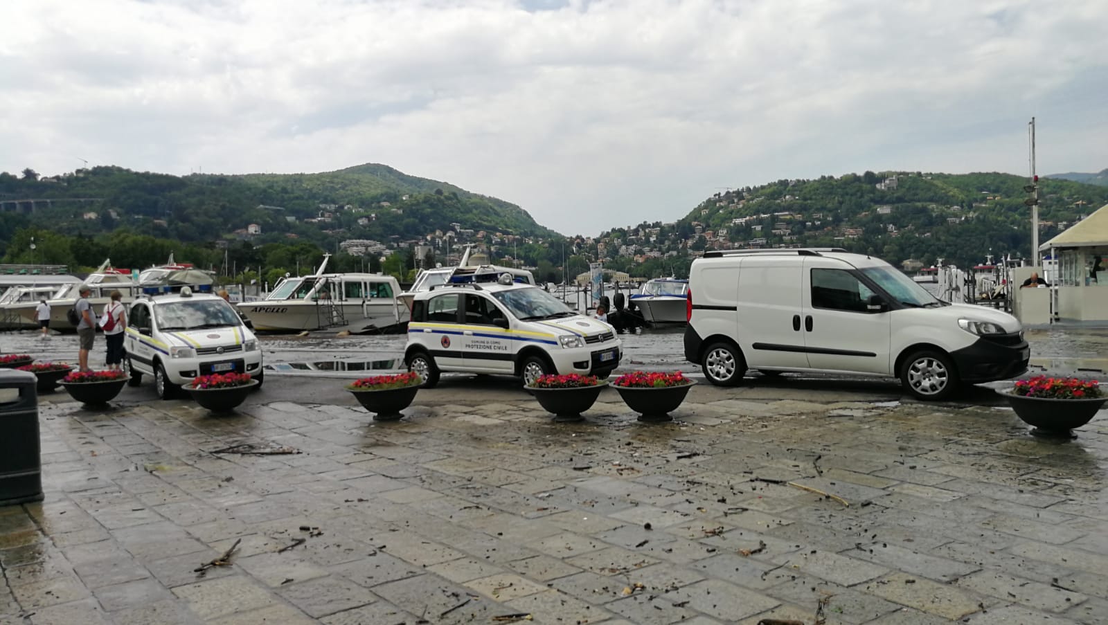 esondazione lago, si abbassa il livello