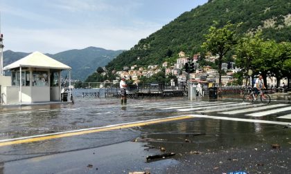 Lago di Como esondato questa mattina: è allerta