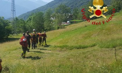 Incidente per un'escurionista a Dosso del Liro