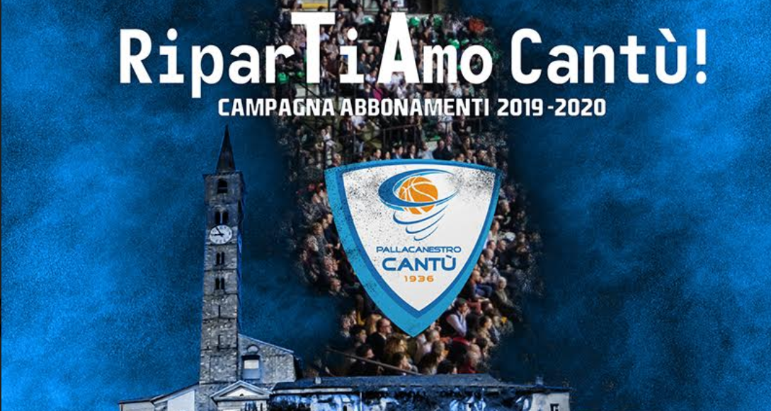 Pallacanestro Cantù via alla campagna abbonamenti 2019-20