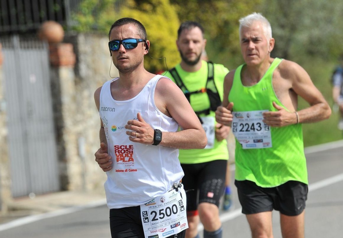 L’agente Biagio e i suoi 80km del Passatore per combattere la Sclerosi Multipla FOTO