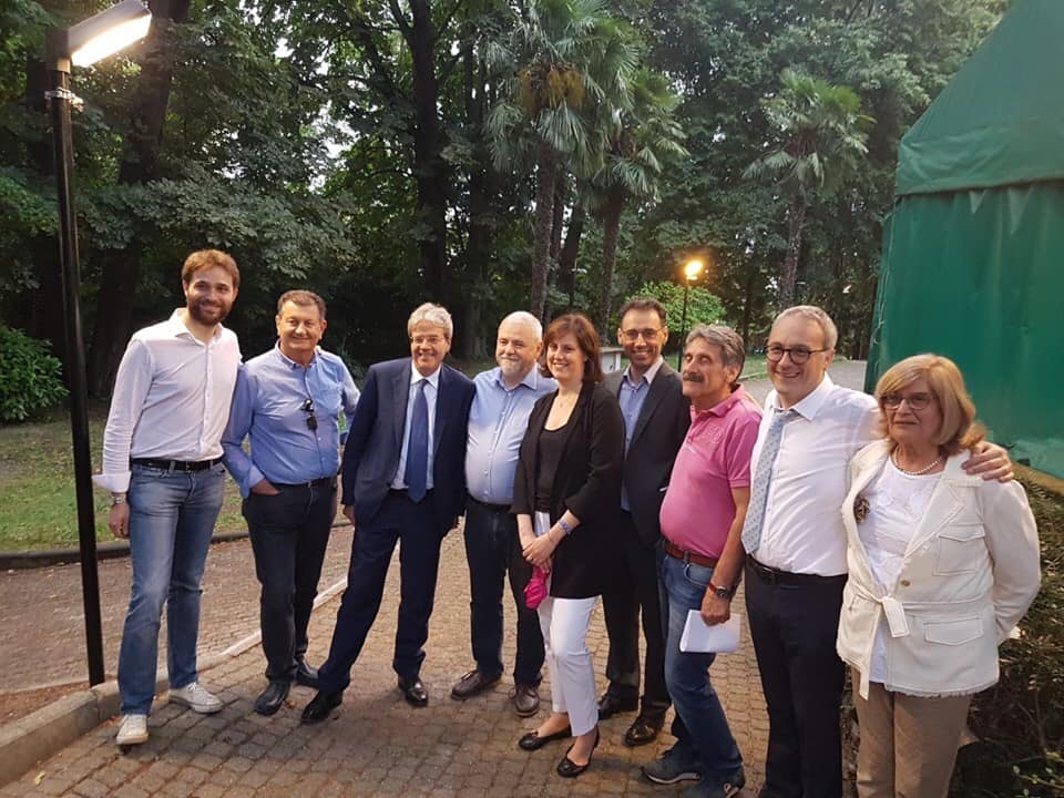 Paolo Gentiloni alla Festa dell’Unità del Pd di Como