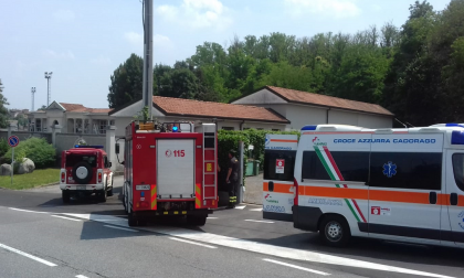 Investe il collega: incidente alla piattaforma ecologica di Luisago FOTO