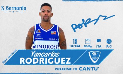 Pallacanestro Cantù ingaggiato Yancarlos Rodriguez Made