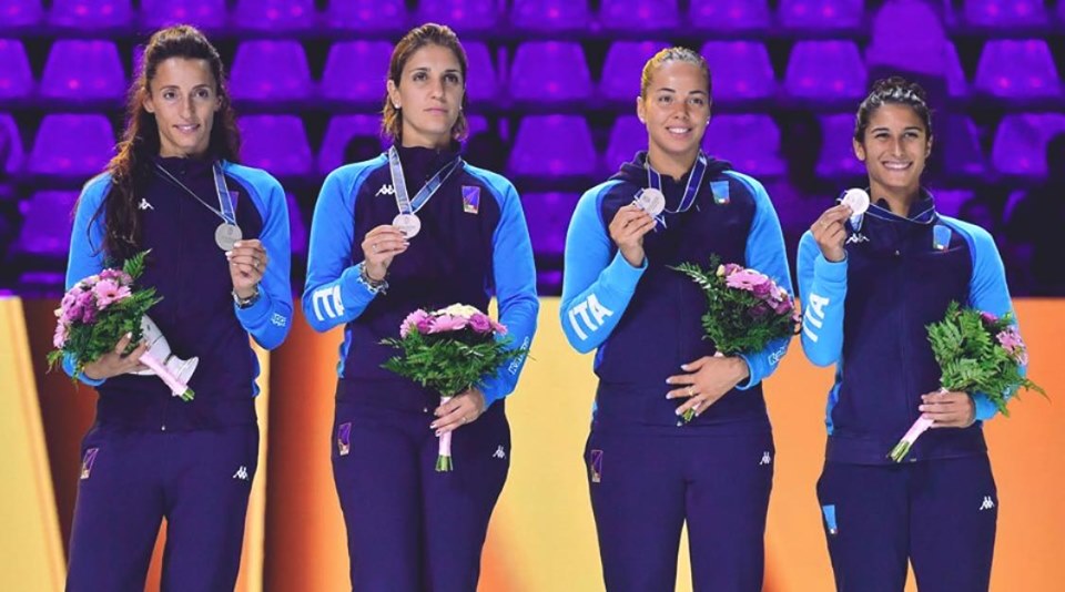 Scherma femminile Arianna Errigo non basta, Italia d’argento nel fioretto