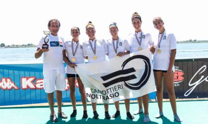 Canottieri Moltrasio oro brillante per il 4 con Under23 femminile