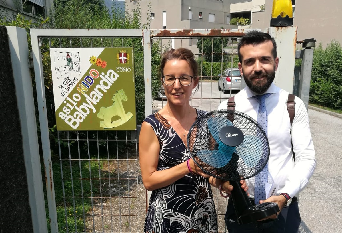 Temperature bollenti al nido di via Palestro: un ventilatore dai sindacati ma la struttura non può accettarlo