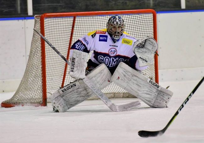 Hockey Como il portiere Federico Tesini