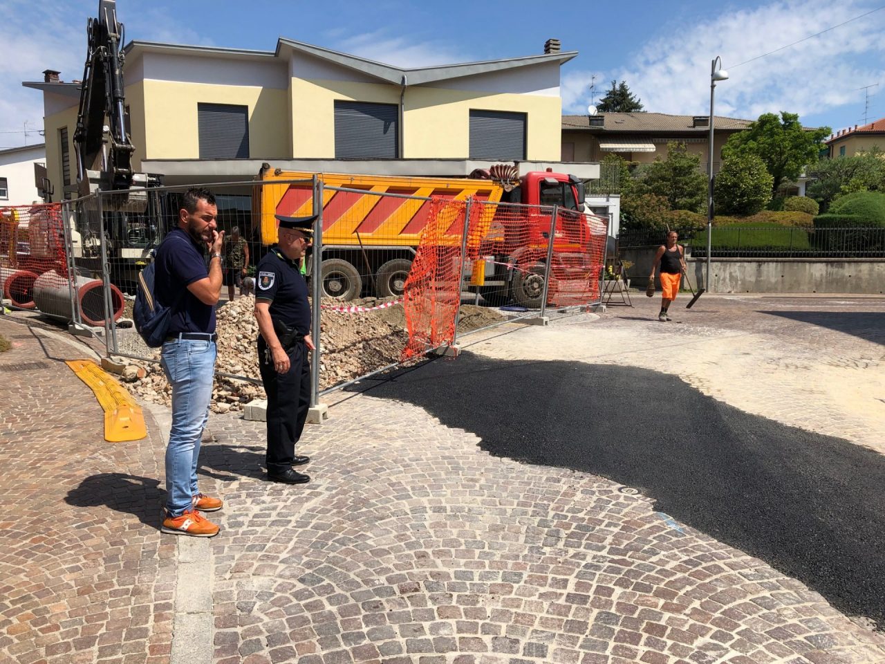 Riaperta via San Gerardo dalla scuola verso la statale
