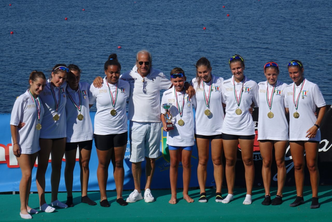 Canottieri Lario ben cinque titoli italiani a Ravenna