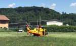 Punta da una vespa a Cantù, arriva l'elisoccorso VIDEO