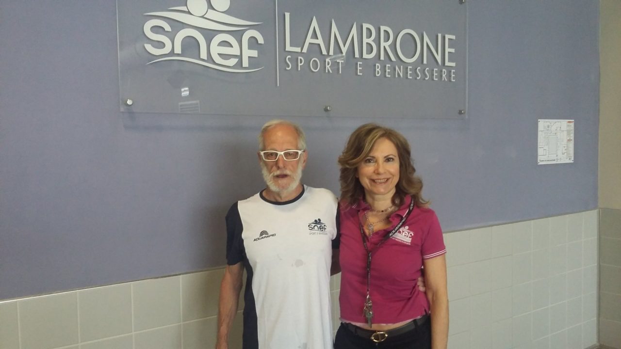 Alberto, campione di nuoto a 73 anni