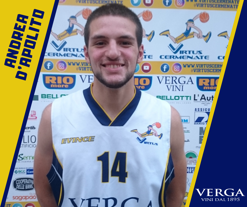 Basket lariano l’under Andrea D’Apolito arriva alla Virtus